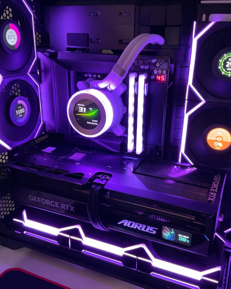 9800x3d / 5080 게이밍 PC 본체 이미지