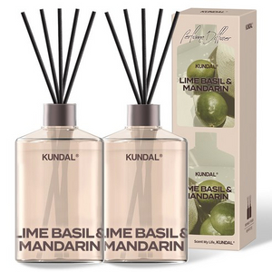 쿤달 시그니처 퍼퓸 디퓨저 라임바질앤만다린 500ml 2개입 (새 제품) 이미지