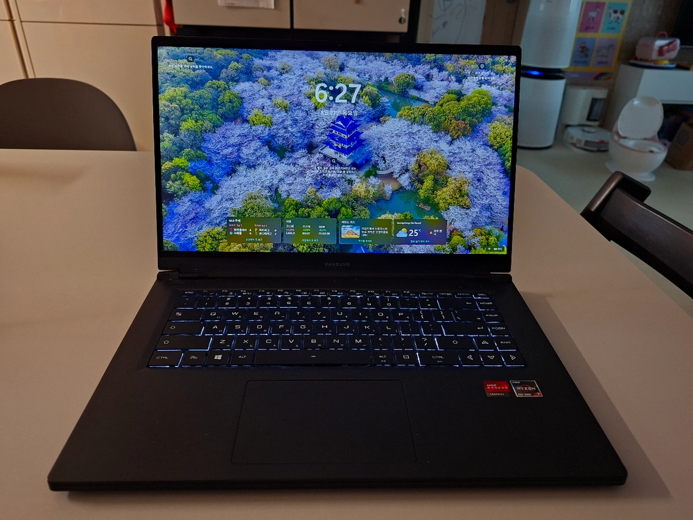 한성노트북 올데이롱 (TFX5470H) 4800H 16G/256GB 15.6인치 이미지