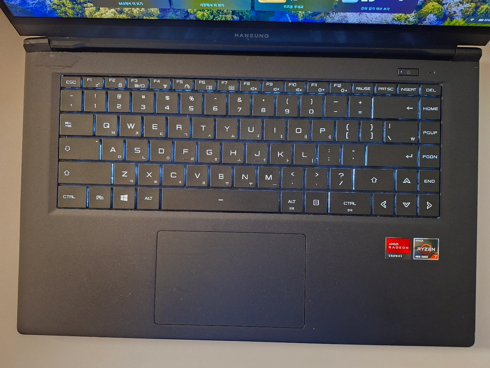 한성노트북 올데이롱 (TFX5470H) 4800H 16G/256GB 15.6인치 이미지