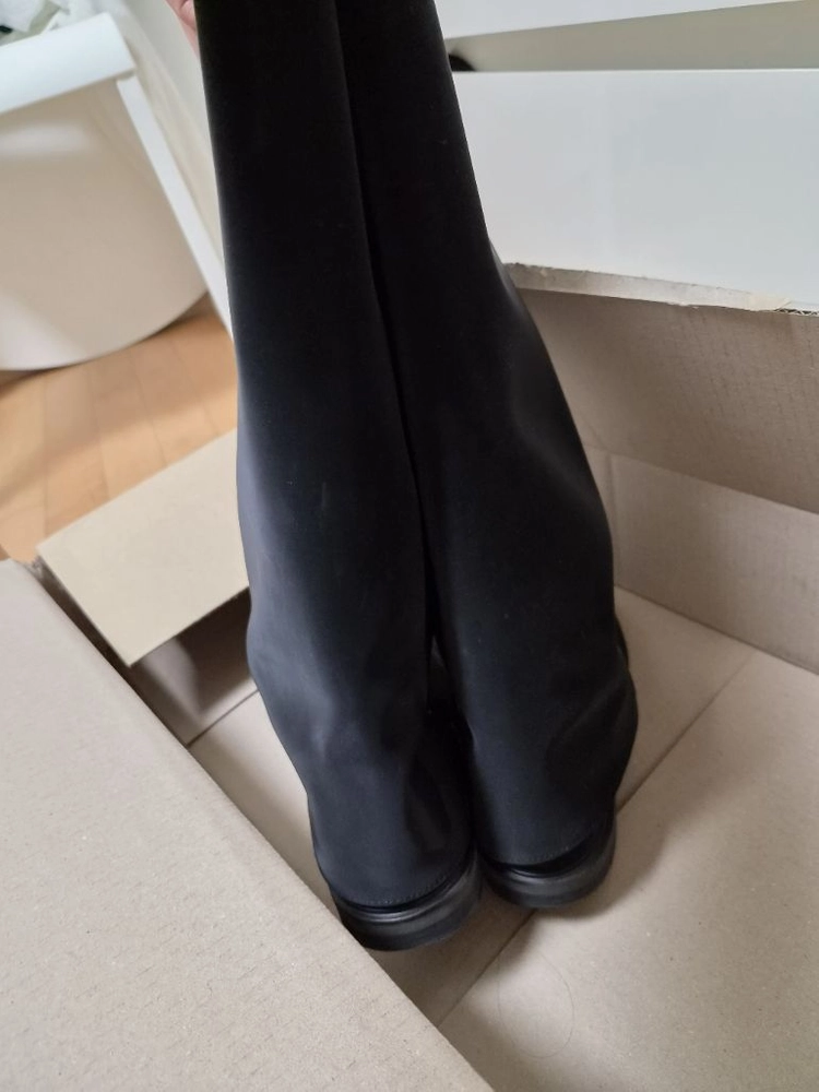 막마드 레그워머 롱부츠 255 leg warmer long Boots black 이미지