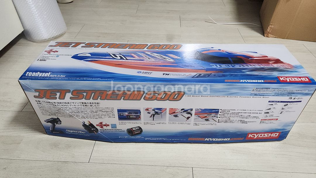 미개봉 새상품] 교쇼(Kyosho) 제트스트림 600 RC 전동 레이싱 보트 풀세트