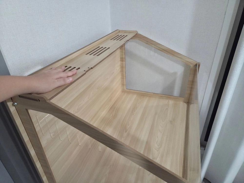 타핏 햄스터케이지 햄스터집 경사 교감 아크릴케이지 사육장 투명나무집 리빙박스보다 훨씬 이쁜 집 이미지
