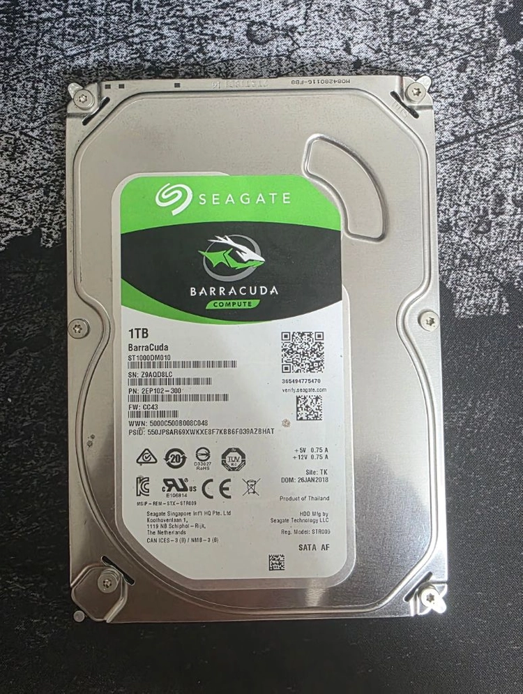 바라쿠다 HDD 1TB 이미지