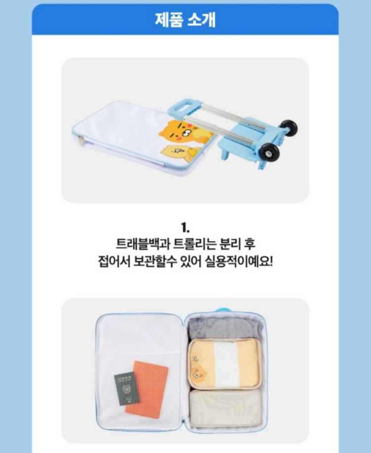 (새상품) 카카오프렌즈 베스킨라빈스 라이언 캐리어 이미지