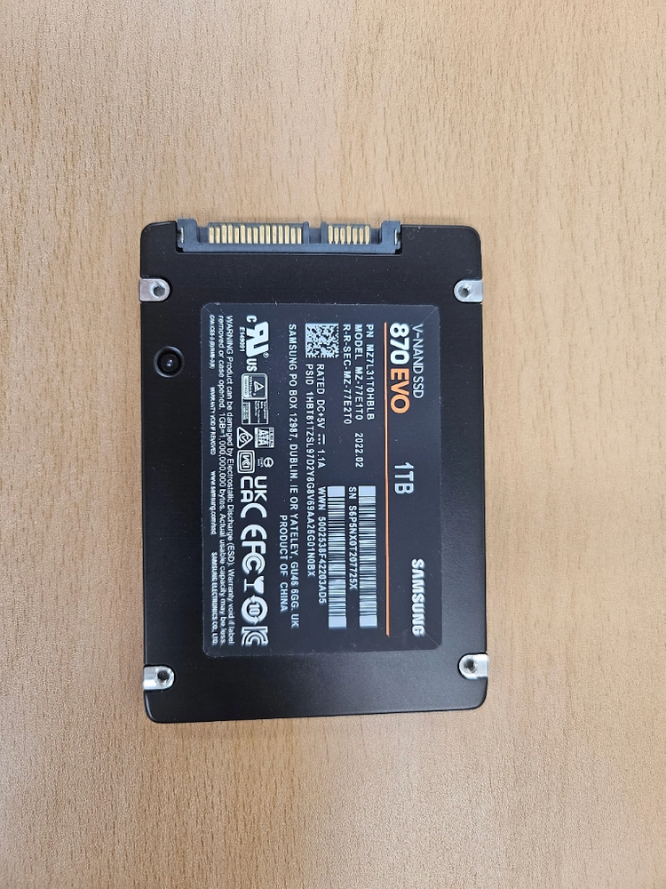 삼성 870 EVO SSD 1TB 이미지