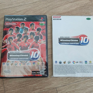 ps2 위닝일레븐 10 라이브웨어 에볼루션 정발 이미지
