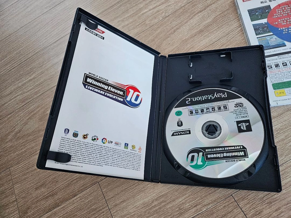 ps2 위닝일레븐 10 라이브웨어 에볼루션 정발 이미지