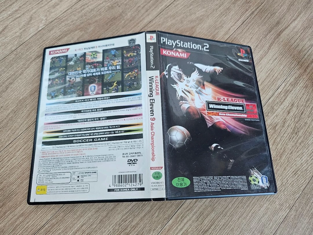 ps2 위닝일레븐 k 리그 아시아 챔피언십 정발 이미지