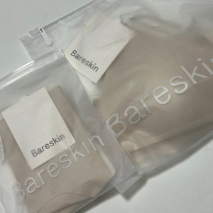 Bareskin 베어스킨 미니멀 레이어 브라팬티 세트 M 뉴트럴스킨 이미지