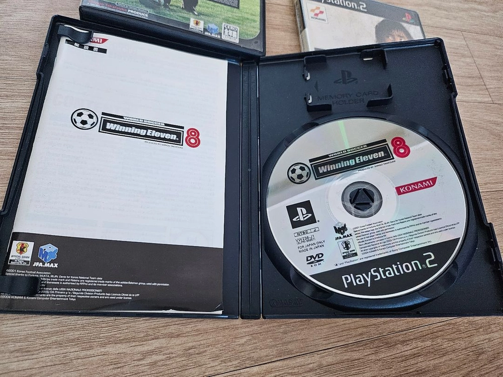 ps2 위닝일레븐 일본판 7장 일괄 이미지