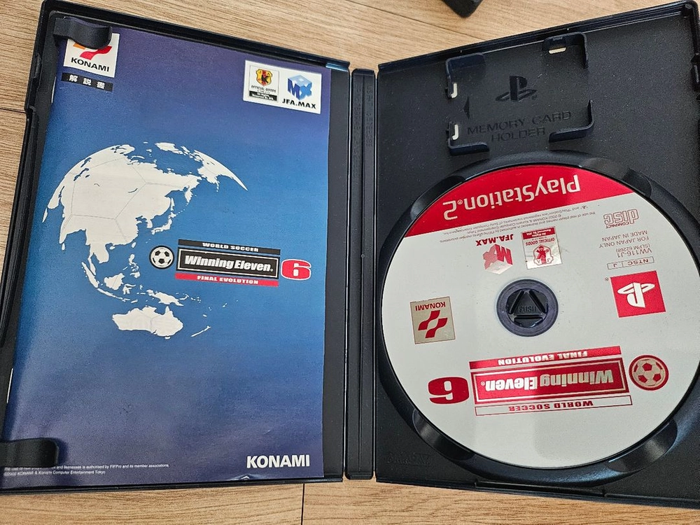 ps2 위닝일레븐 일본판 7장 일괄 이미지