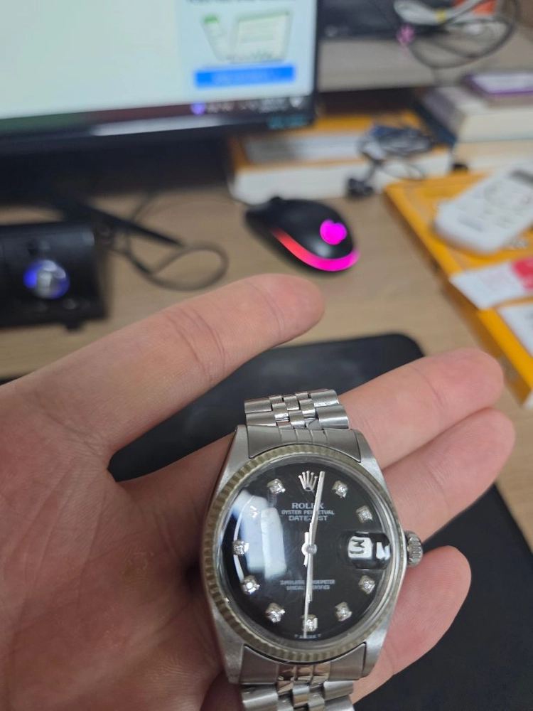 [36MM] 롤렉스 데이저스트 블랙 텐포인트 다이아 오이스터 페츄얼 이미지