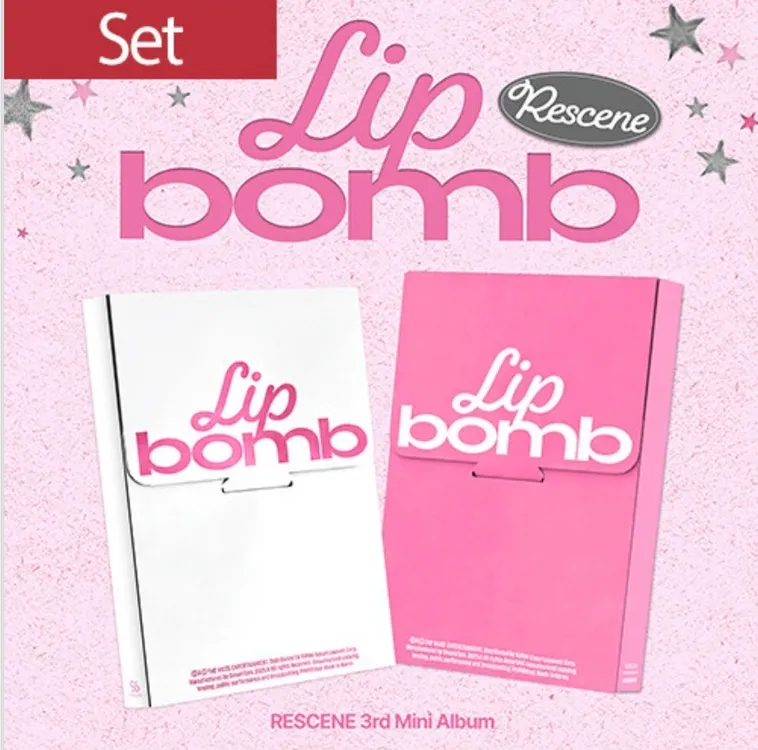 RESCENE 리센느 미니 3집 Lip bomb 립밤 2종 세트 미개봉 CD - 안심되는 중고거래
