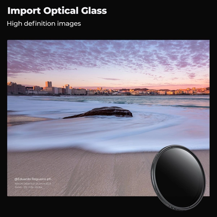 K&F Concept 62mm NANO-B 가변 ND2-400 필터 AGC Glass (새상품) 이미지