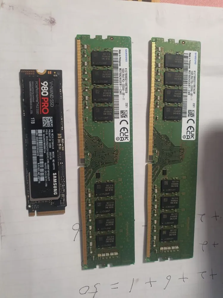 삼성 980 프로 ssd 1tb, p5 plus 1테라 ssd,삼성 ddr4 3200 16기가 4개 - 안심되는 중고거래