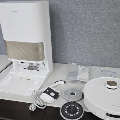 드리미 L40s Pro Ultra 로봇청소기 화이트 이미지