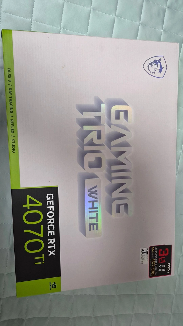 RTX 4070 Ti MSI 게이밍트리오 화이트 - 안심되는 중고거래