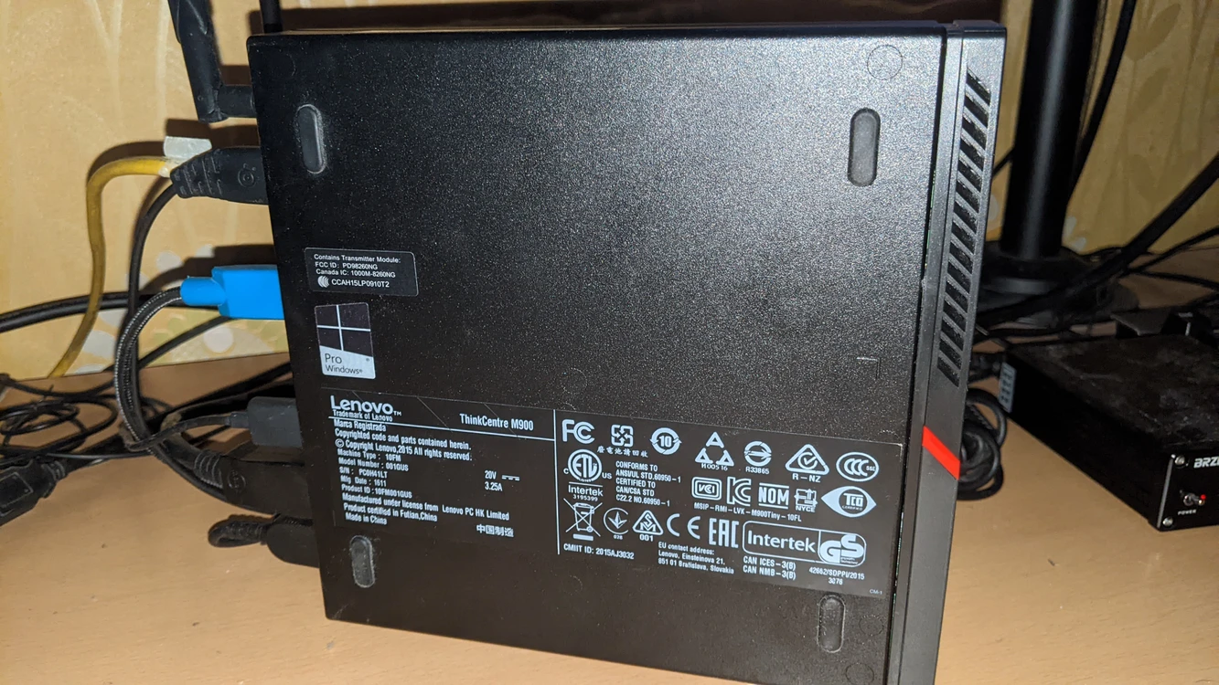 레노보 ThinkCentre M900 Tiny 저전력 미니 PC i7-6700T 이미지