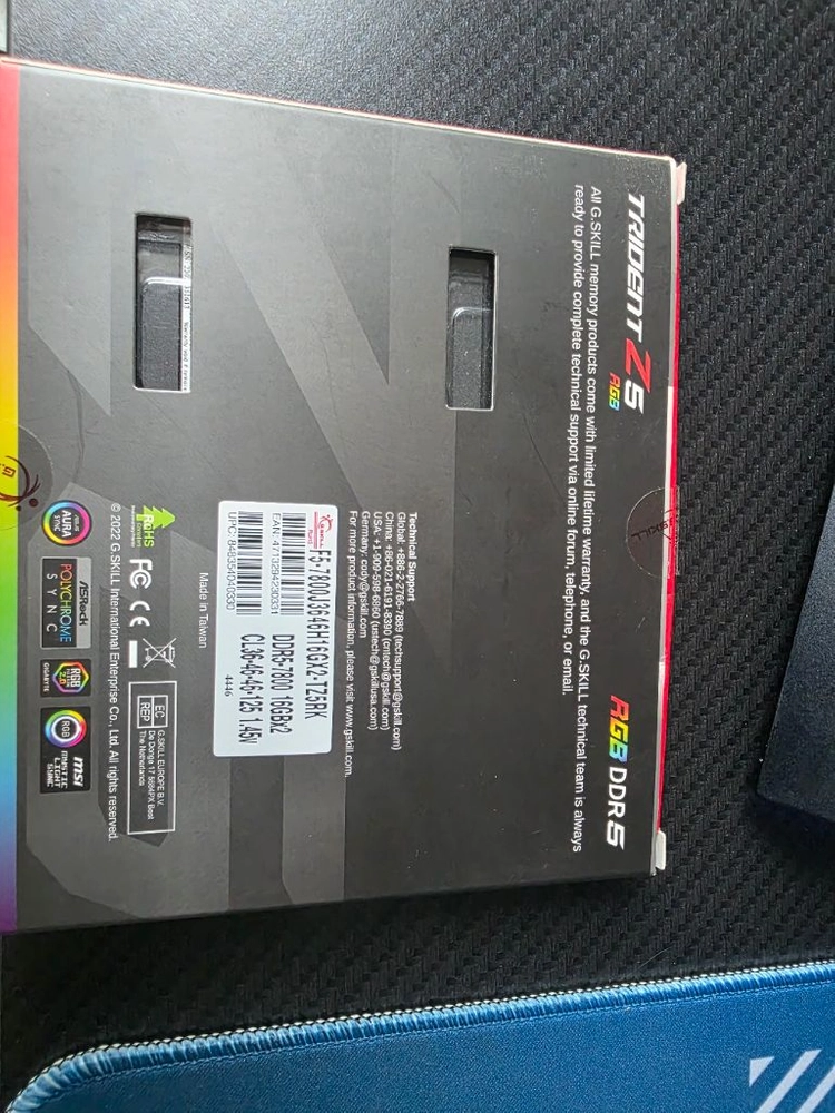 DDR5-7800 32GB Z5 RGB 이미지