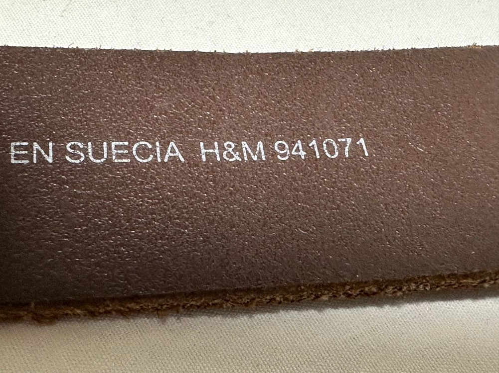 H&M 브라운 가죽 벨트 EUR 70 여성벨트 이미지