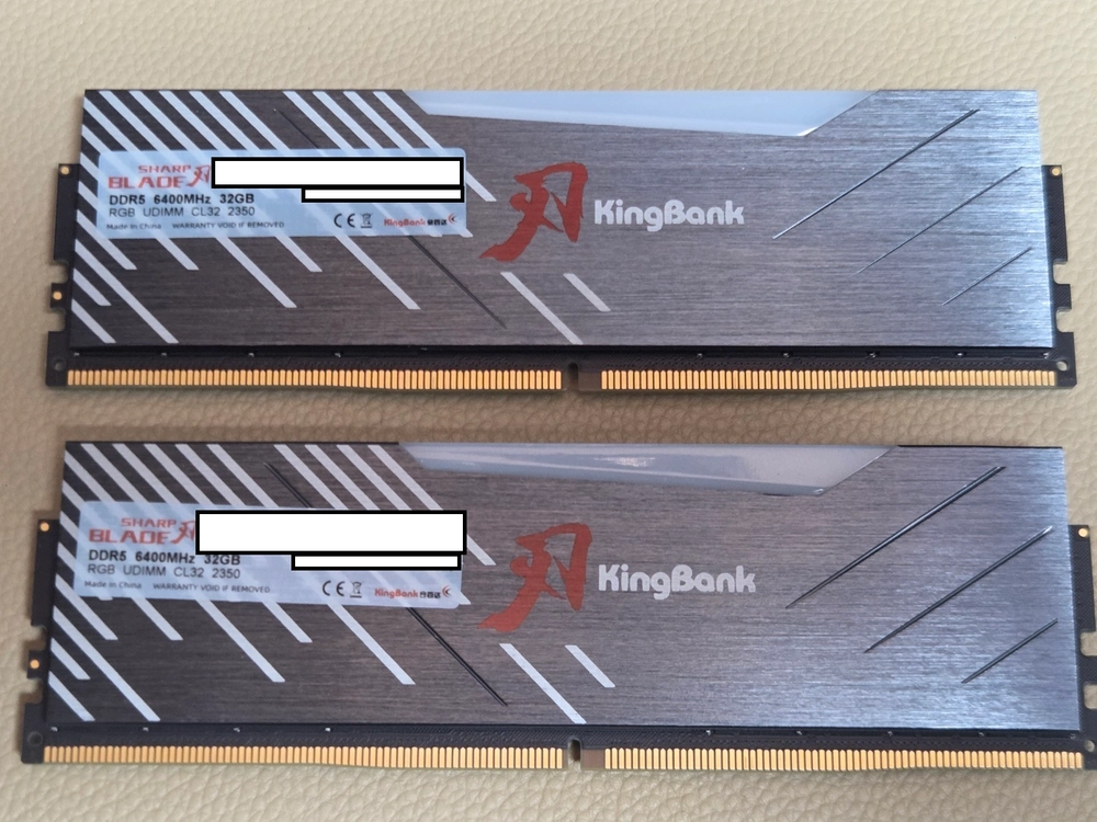 DDR5 64GB 메모리 (32g 2장) 이미지