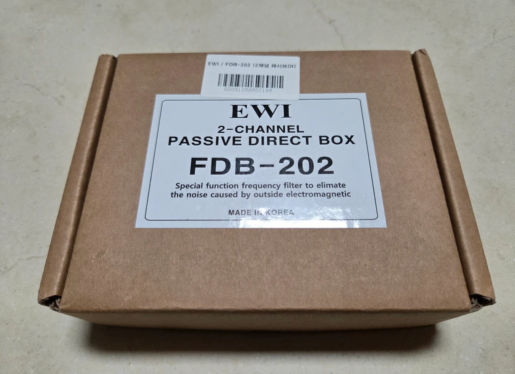 EWI FDB-202 2채널 패시브 다이렉트박스 판매합니다. 이미지