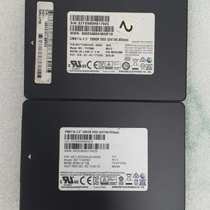 컴퓨터 저장장치 2.5인치 SSD 삼성 256GB 이미지