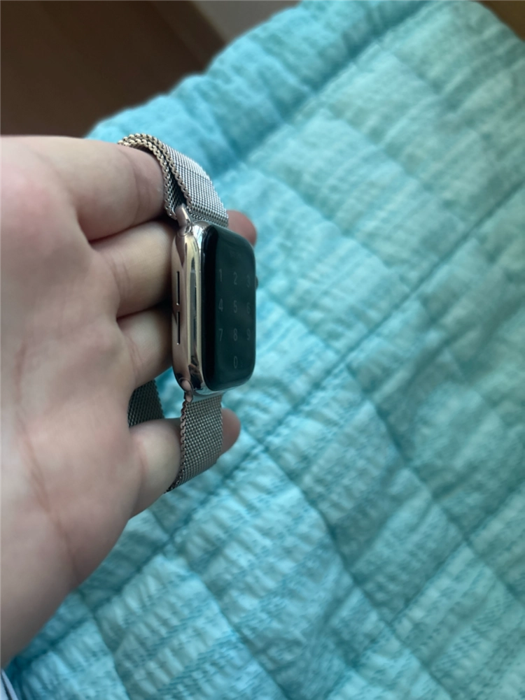 애플워치5 실버 스테인리스 40mm+ 정품 밀레니즈 이미지