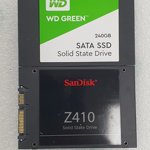 컴퓨터 저장장치 2.5인치 SSD WD 240GB 두종류 이미지