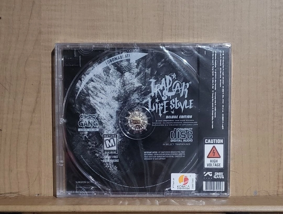 랍온어비트(lobonabeat!) 정규 1집 디럭스 앨범 Trapstar Lifestyle 미개봉 CD 이미지