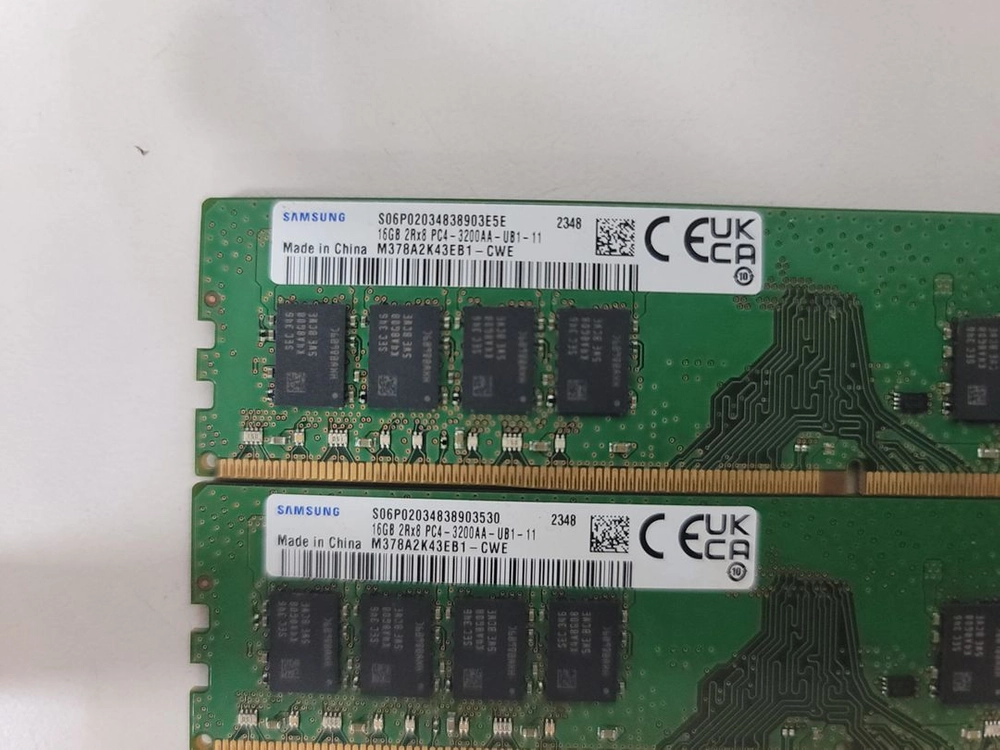 삼성 DDR4-3200 16GB 두장 이미지