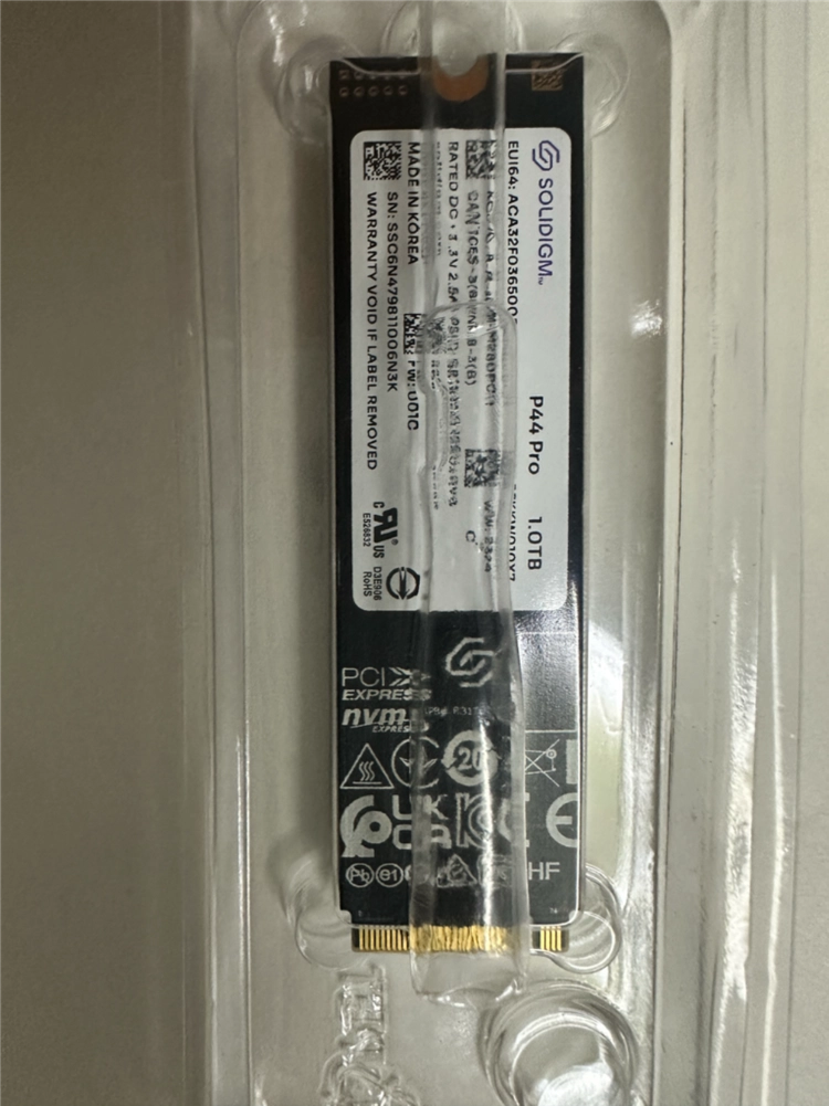 솔리다임 p44 pro 1tb nvme ssd 이미지