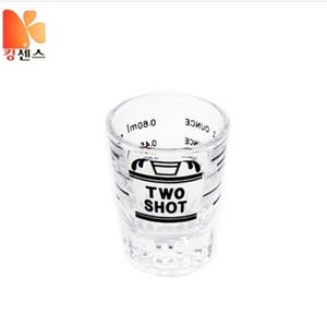 크리스탈 유리 에스프레소 샷잔 벨크리머 2oz (약60ml) 미사용 새제품 이미지