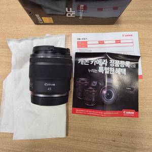캐논RF45mm F1.2 STM 보증27.12 신품급 렌즈판매합니다 이미지