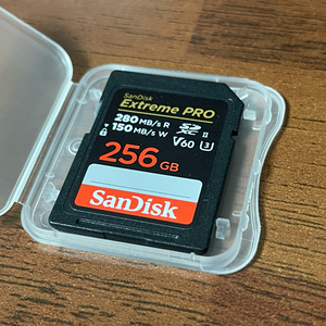 샌디스크 V60 256G SD카드 (4K, 6K 영상 촬영 필수 등급) 이미지