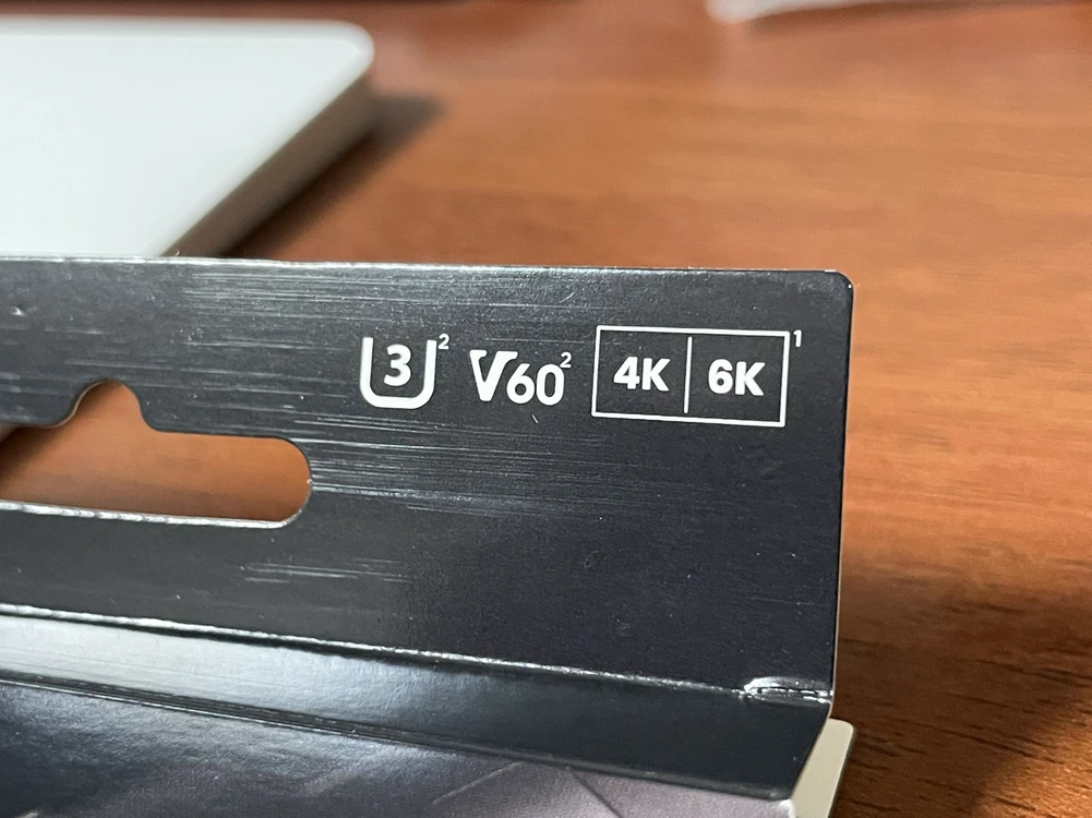 샌디스크 V60 256G SD카드 (4K, 6K 영상 촬영 필수 등급) 이미지