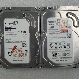 컴퓨터 저장장치 3.5인치 데스크탑 HDD SEGATE 2TB 이미지