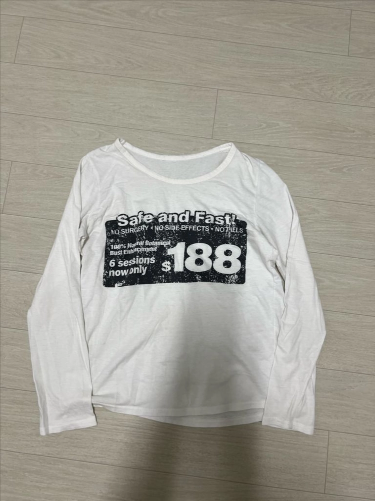 y2k 화이트 롱슬리브 - 안심되는 중고거래