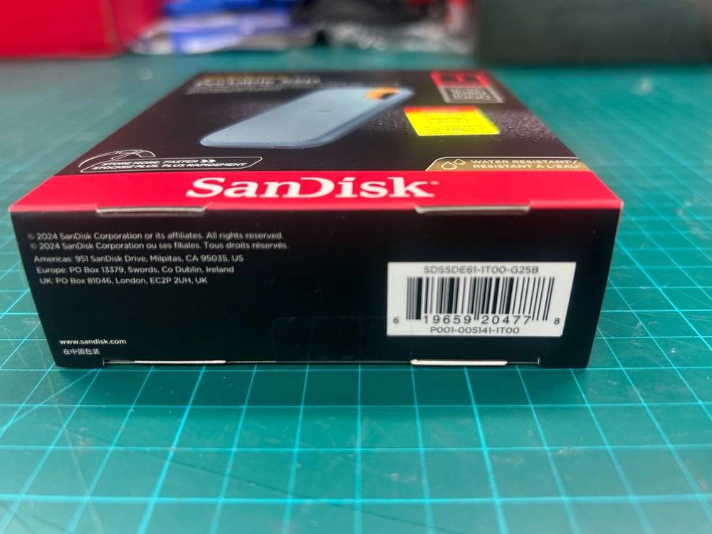 샌디스크 외장 SSD E61 1TB 스카이블루 미개봉 새상품 이미지