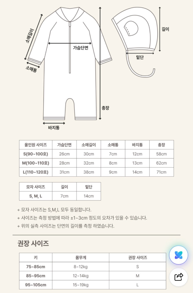 아기 수영복 이미지