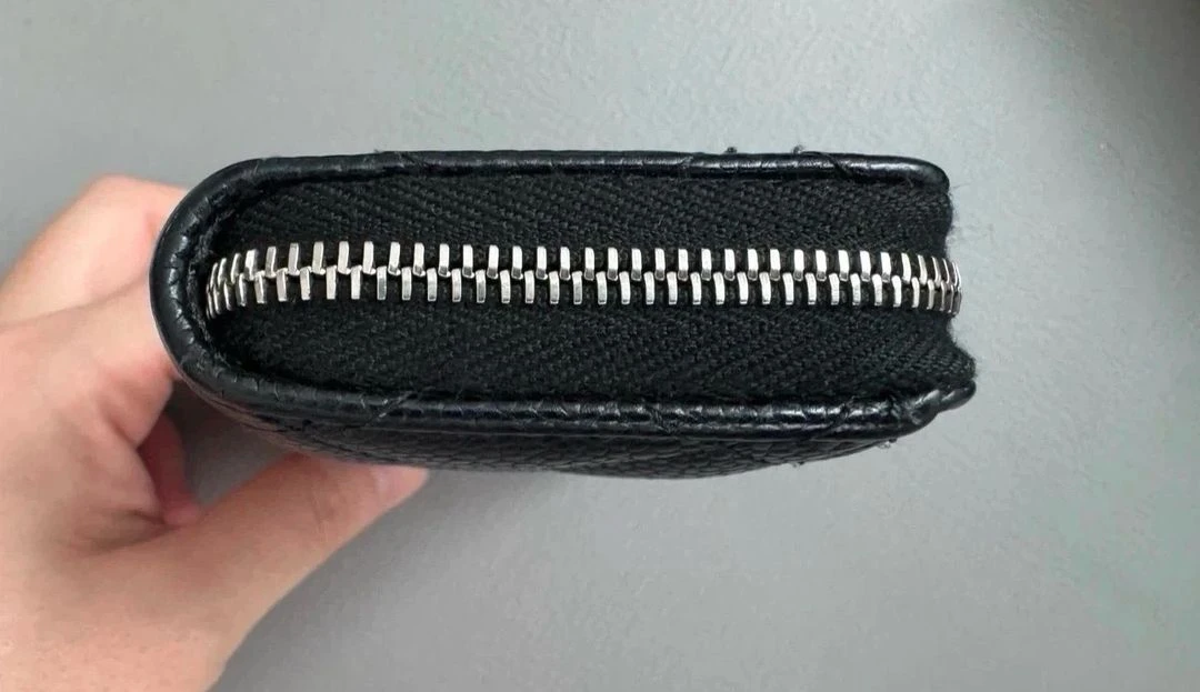 샤넬 지퍼돌이(지퍼 동전지갑) 은장 이미지