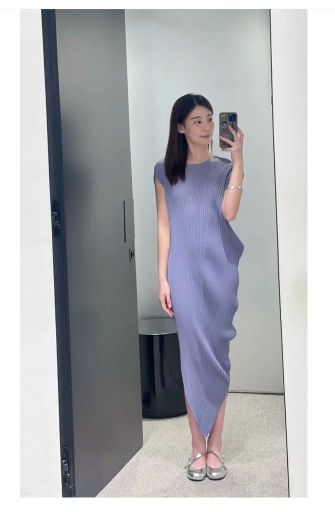 이세이미야케 리프플리츠 원피스,플리츠플리즈(군제 이너팬츠 덤) 이미지