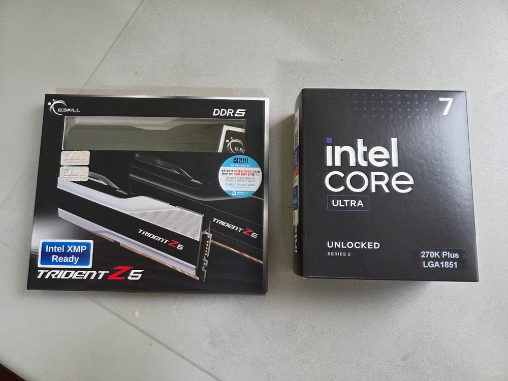 인텔 15세대 270K Plus CPU, 32GB 램 - 안심되는 중고거래