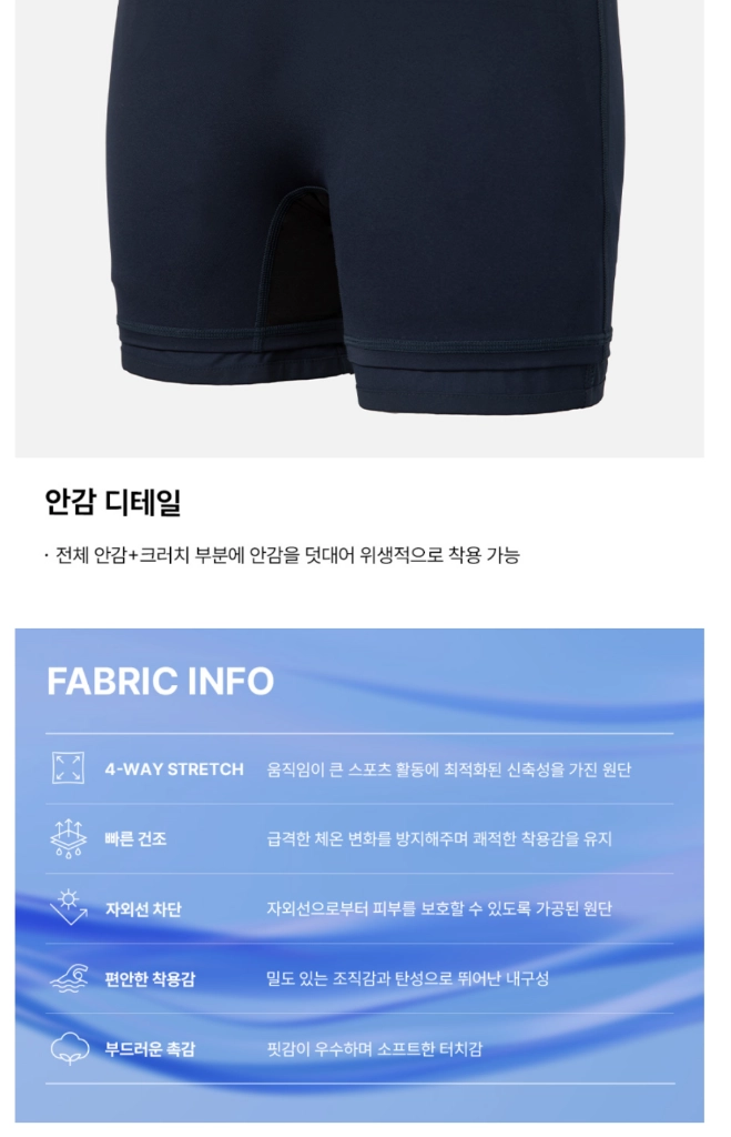배럴 우먼 에센셜 하이웨이스트 3부 레깅스 쇼츠 (딥네이비/95) 판매 이미지
