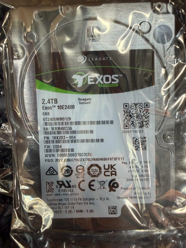 씨게이트 EXOS HDD 2.5 SAS 2.4TB 10E2400 새제품 이미지