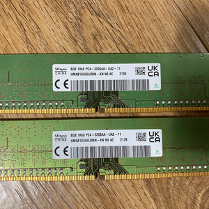 ddr4 8gb 메모리 ram 4개 이미지