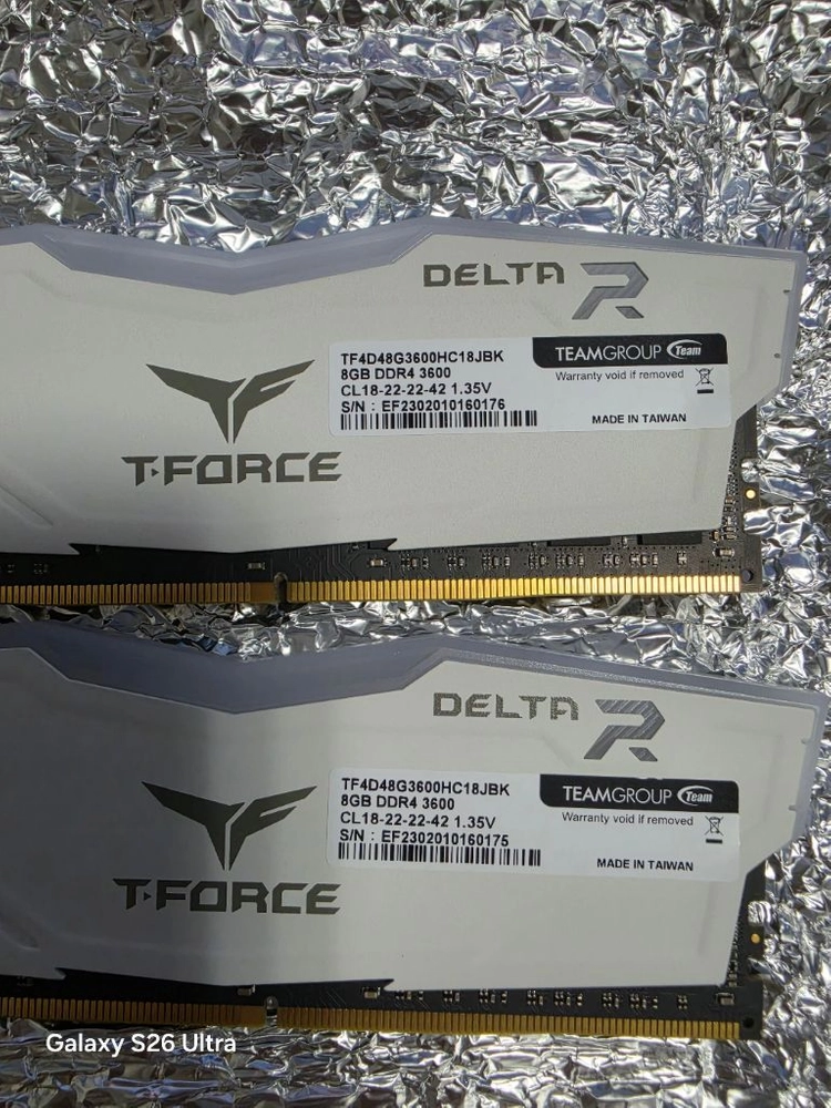 T FORCE DDR4 3600 8GB X2 이미지