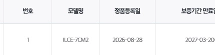 소니 A7C2 풀박스(셔터수 4컷) 이미지