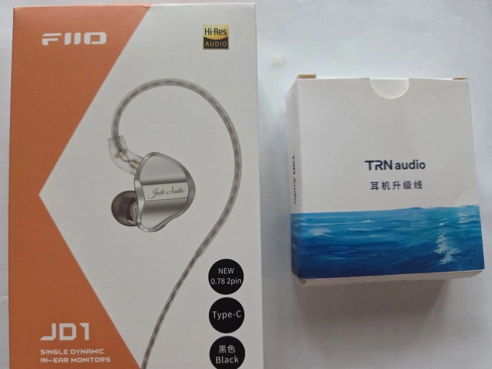 fiio jd1 이어폰+trn redchain 케이블 - 안심되는 중고거래